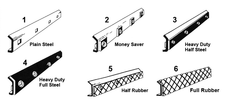 Bolt Gripper Rails available in 6 styles for all your sand, gravel and aggregate industry needs